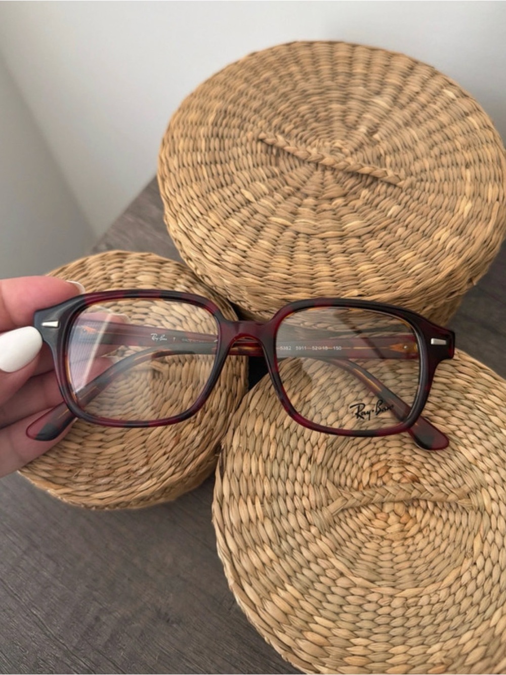 New Ray-Ban Eyeglasses RED TORTOISE